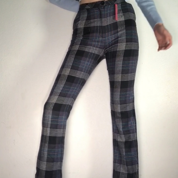 UNIF Pants Jumpsuits Unif Winx Plaid Pants Poshmark